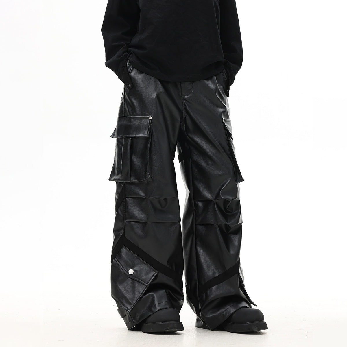 black cargo pants