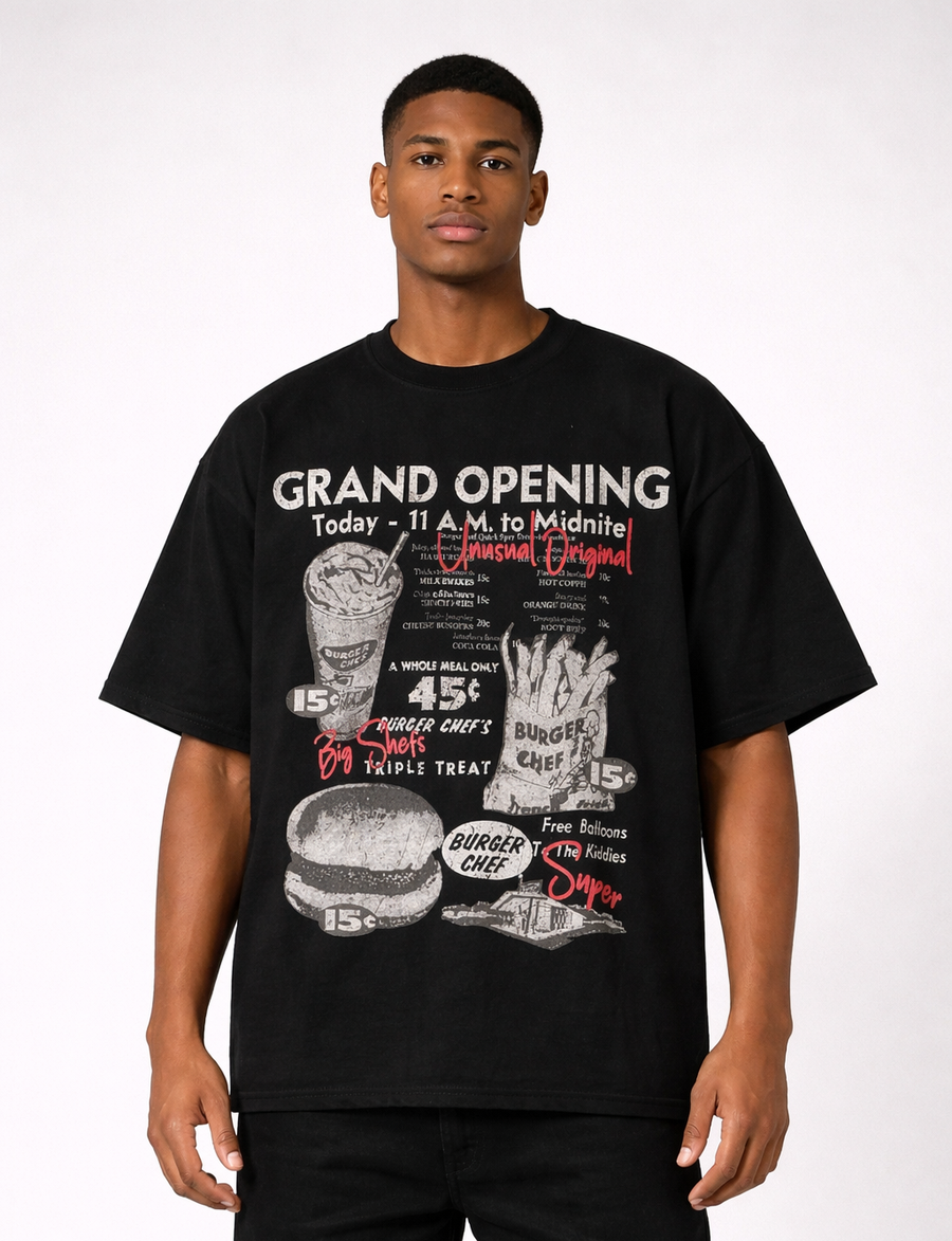 Mavro Graphic Tee in Black