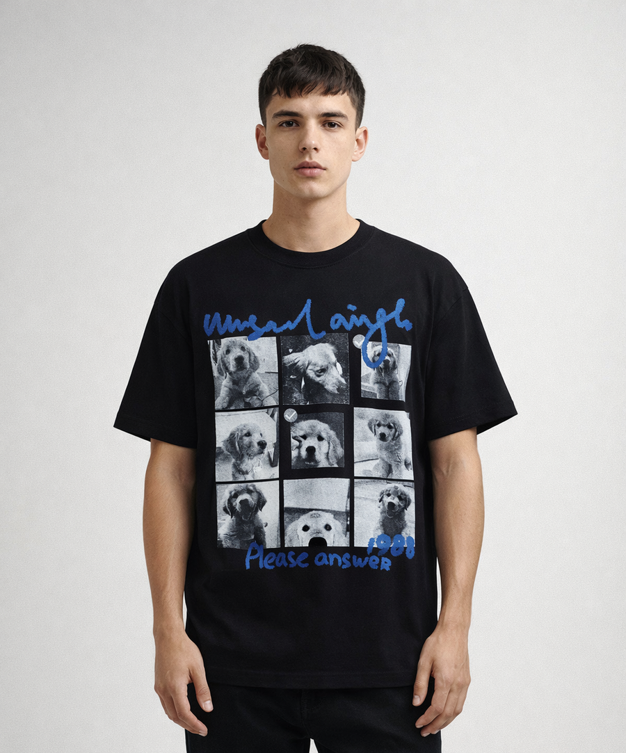 Pavro Graphic T-Shirt in Black