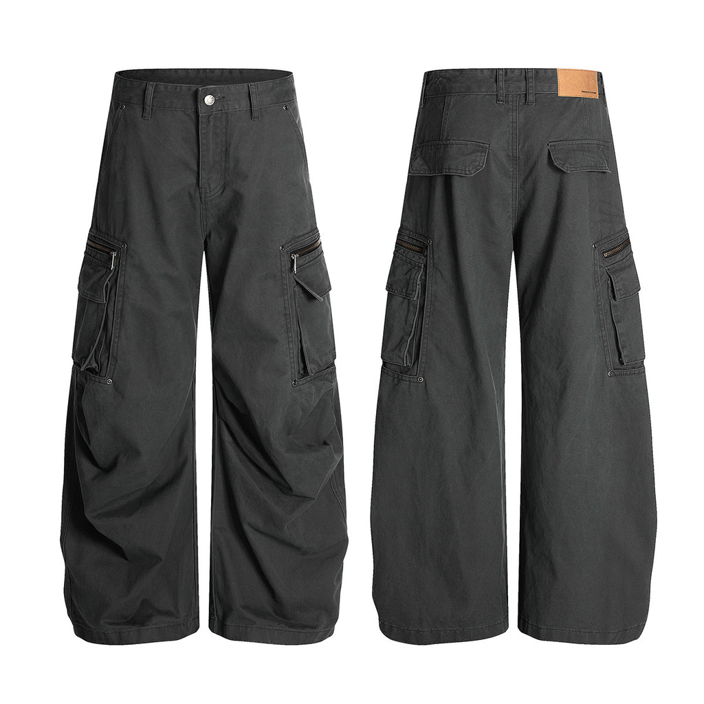 black cargo pants