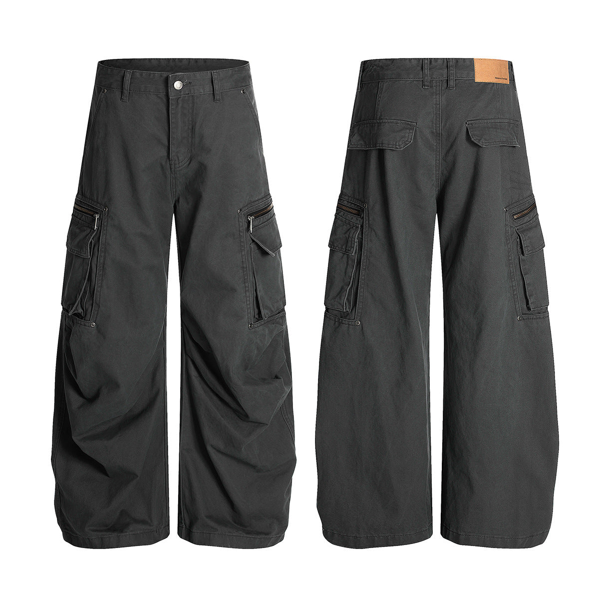 black cargo pants