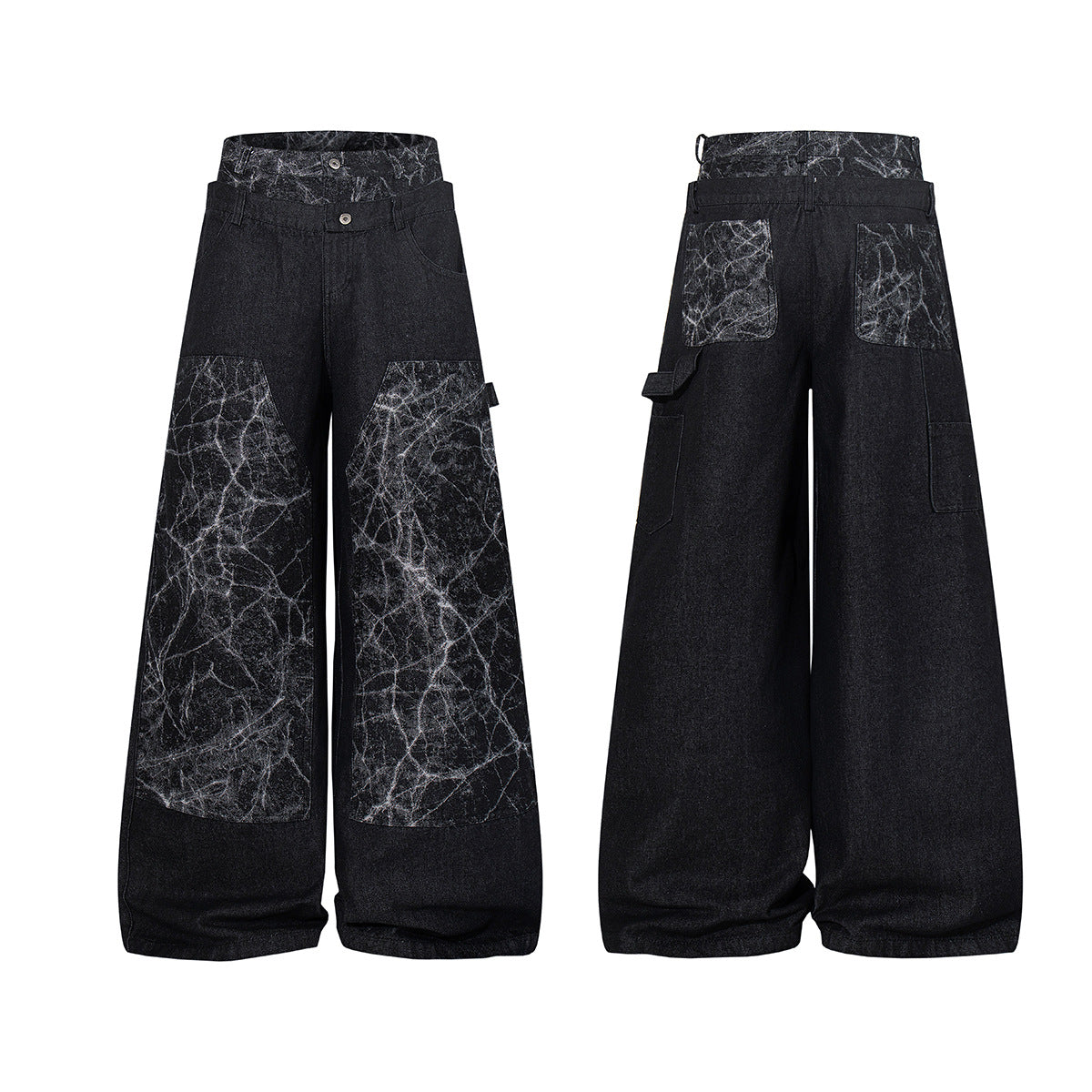 The Hawthorne Washed Wide-Leg Cargo Pant