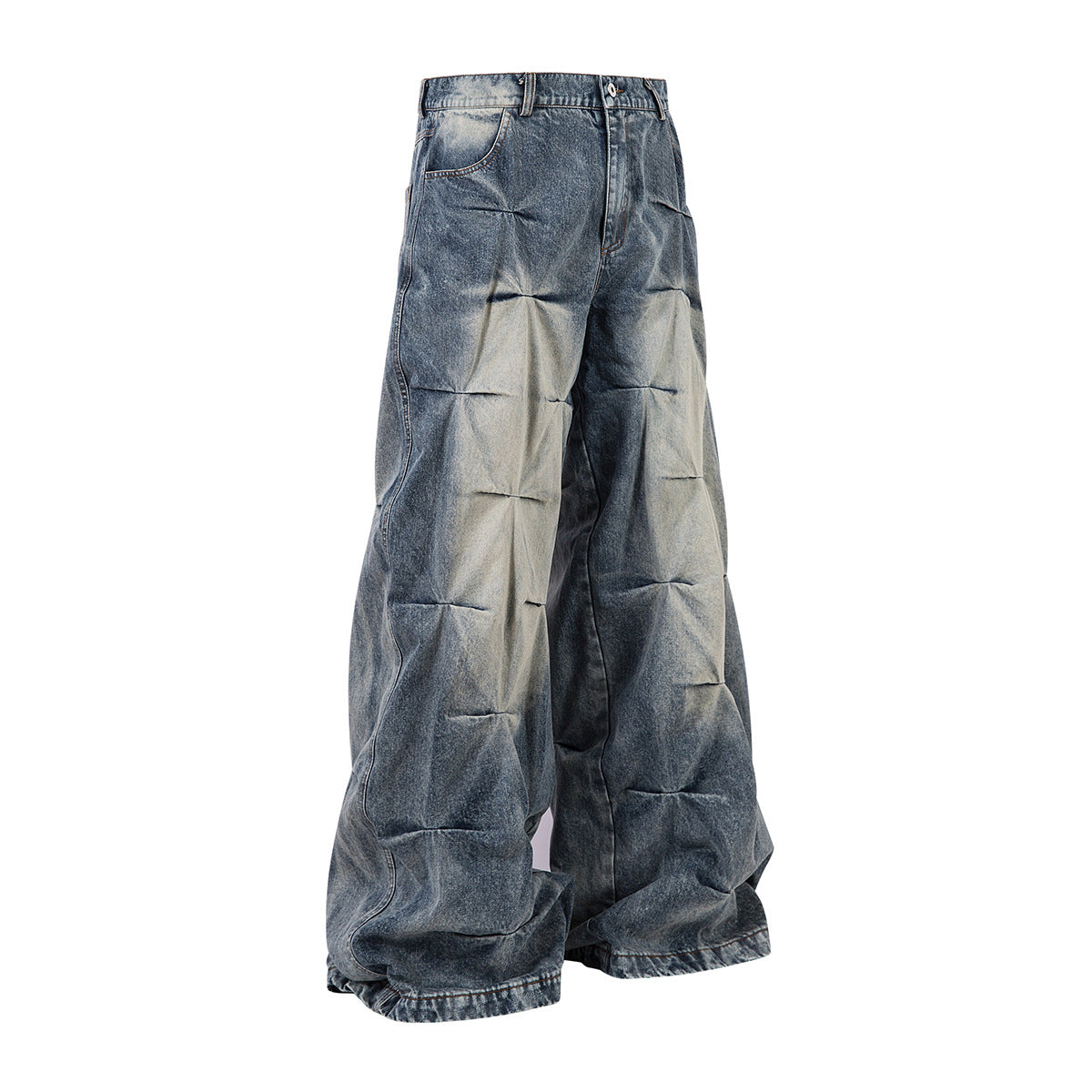 The Kairo Washed Wide-Leg Cargo Pant