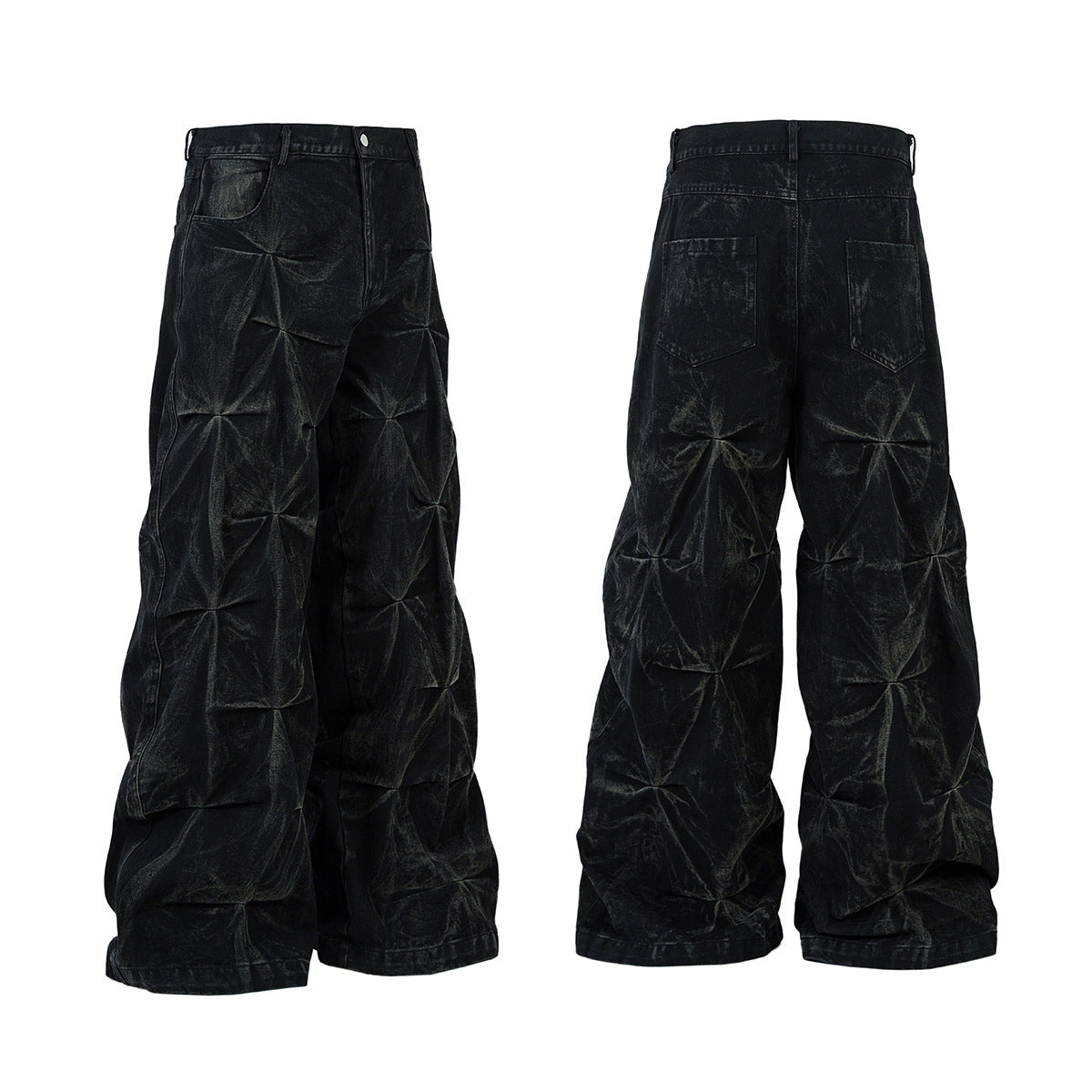 The Kairo Washed Wide-Leg Cargo Pant