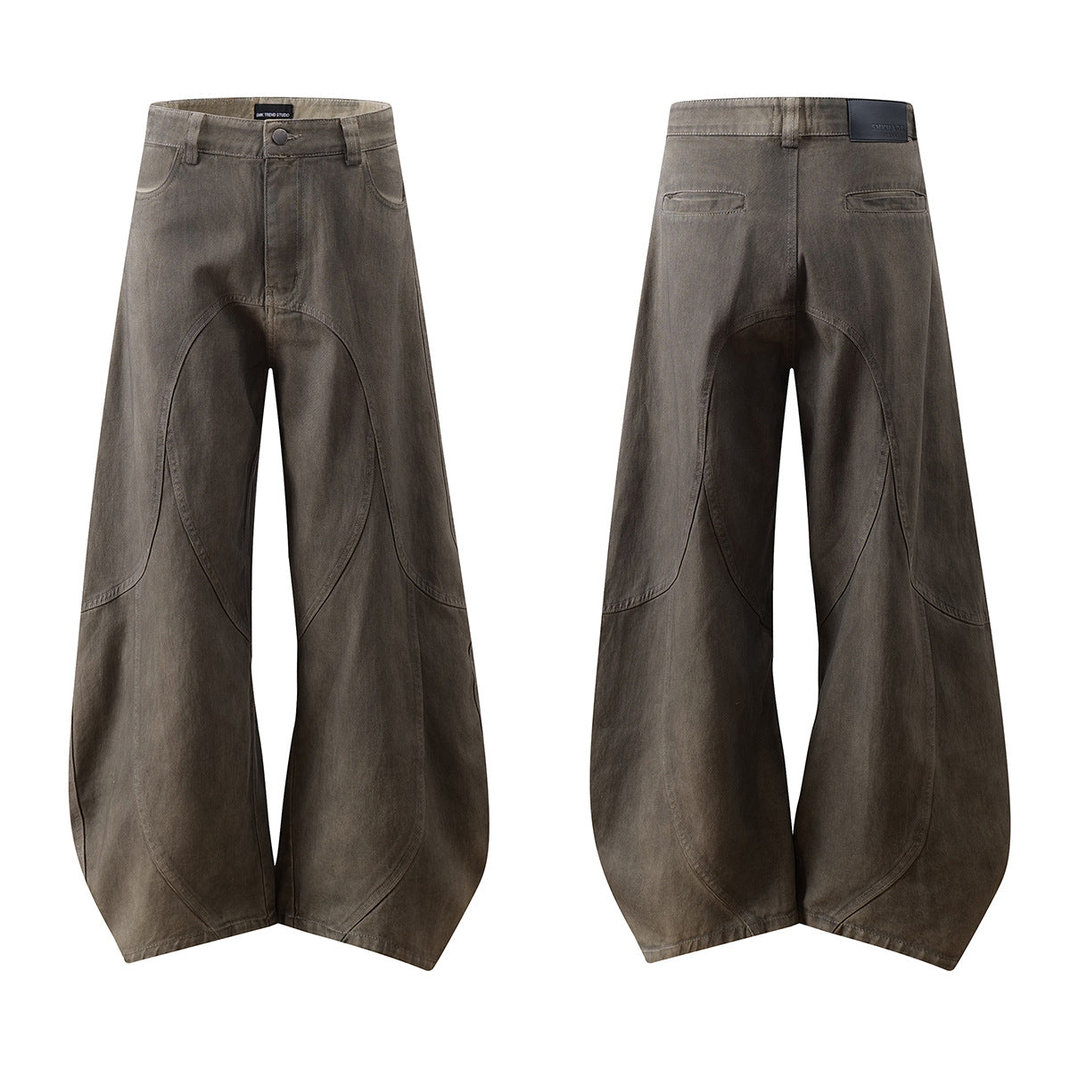 The Kaizen Washed Wide-Leg Cargo Pant