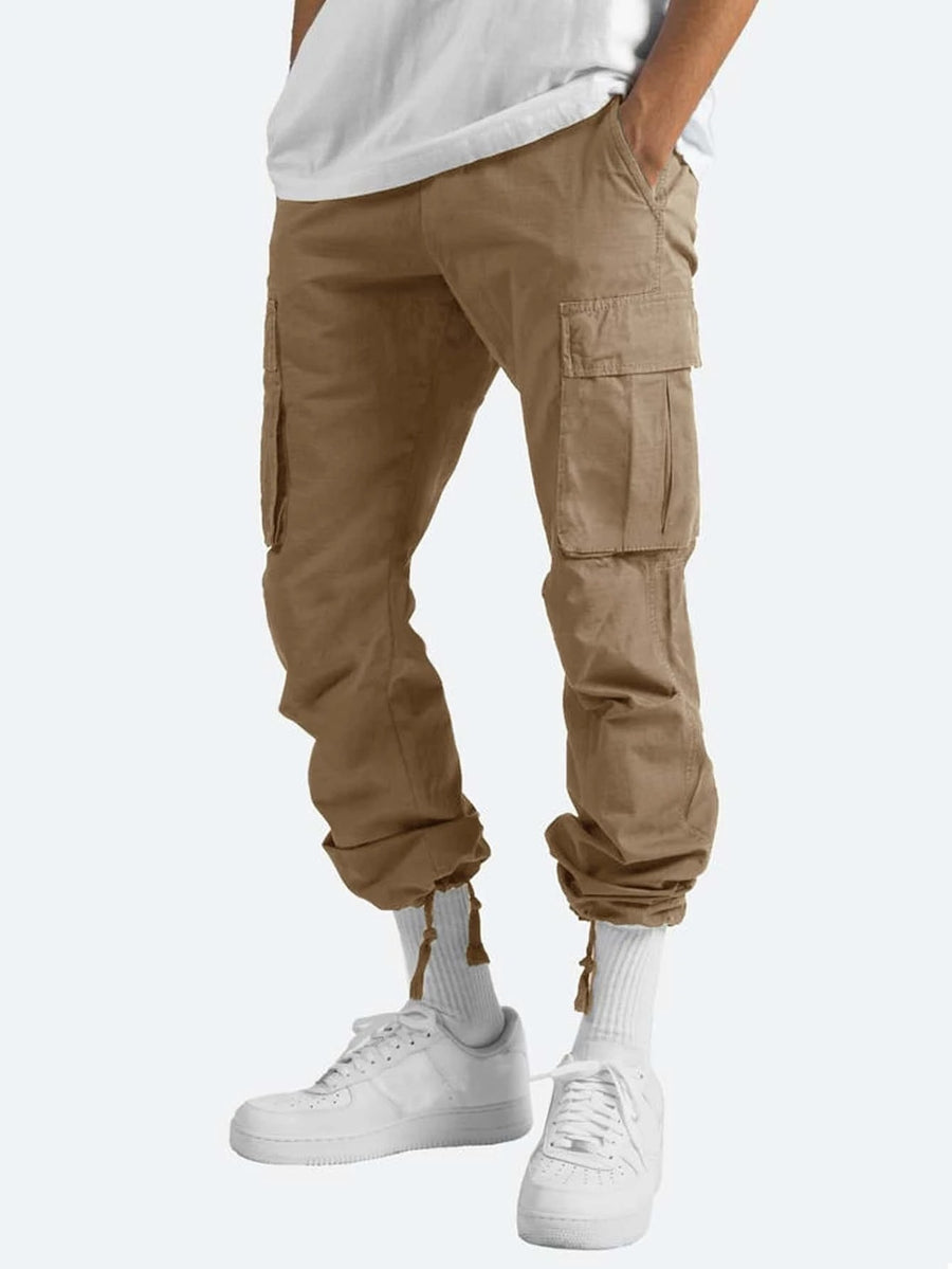 The Orion Utility Cargo Pant in Beige