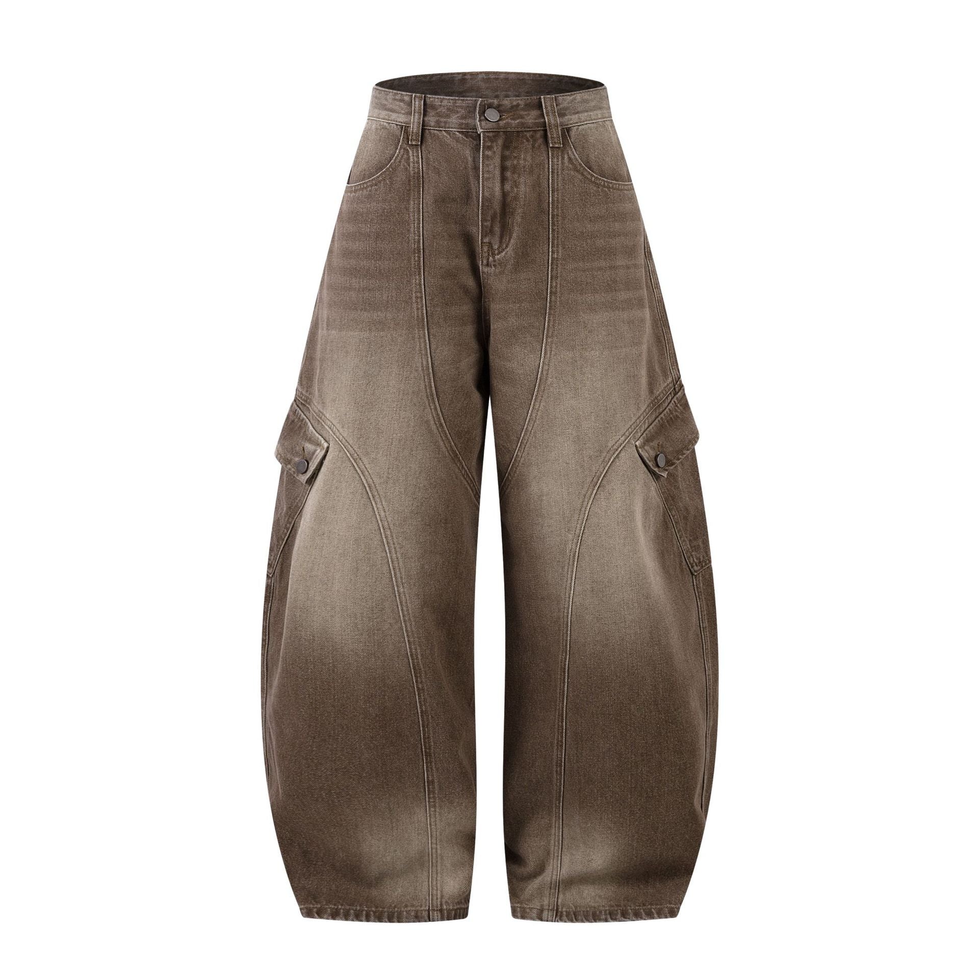 The Stanton Brown Wide-Leg Cargo Pant