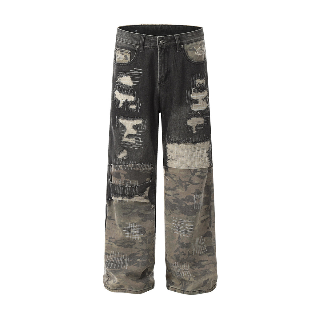 The Virex Camo Patchwork Cargo Pant