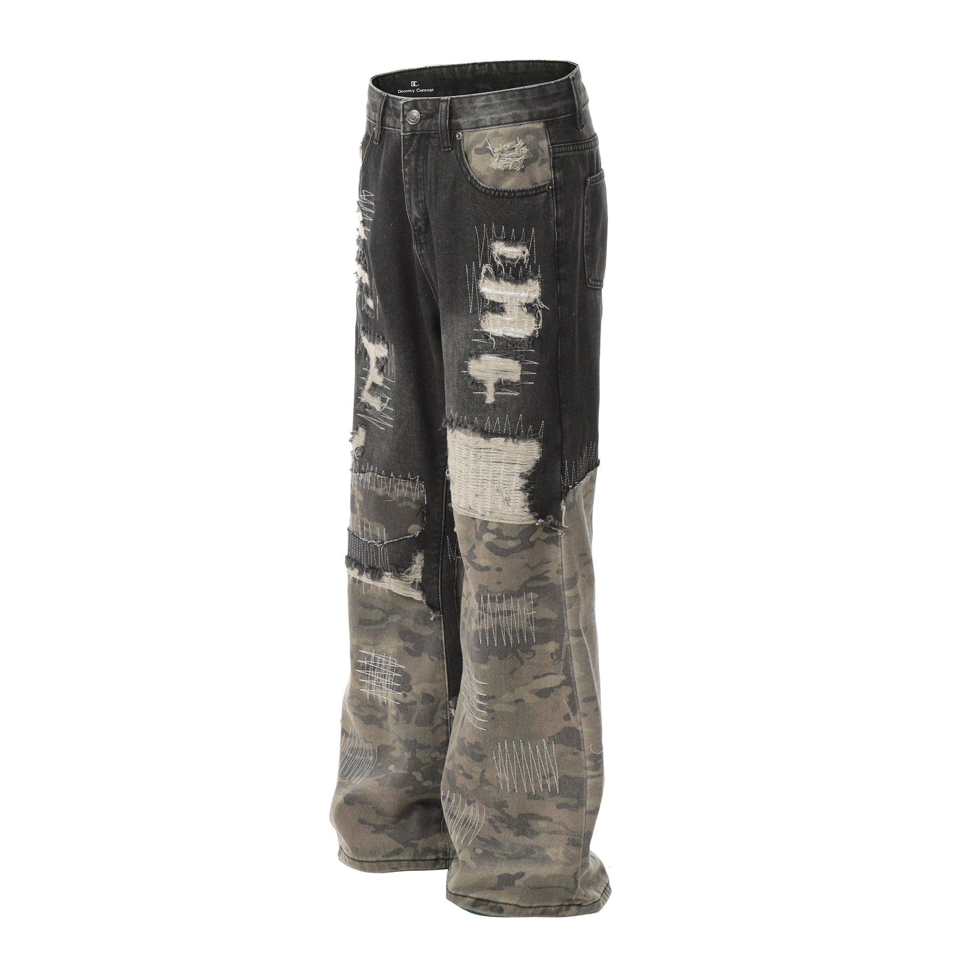 The Virex Camo Patchwork Cargo Pant